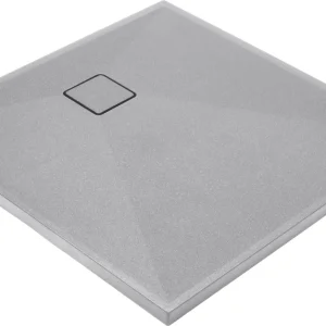 Granite shower tray CORREO Metallic / Grey