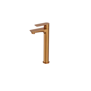 LaVita SPARK – Countertop Tall Basin Tap Mixer / Brushed Copper